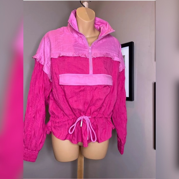 Free People Movement Lets Go Out Pullover in Azalea Combo Size XS - Picture 5 of 6